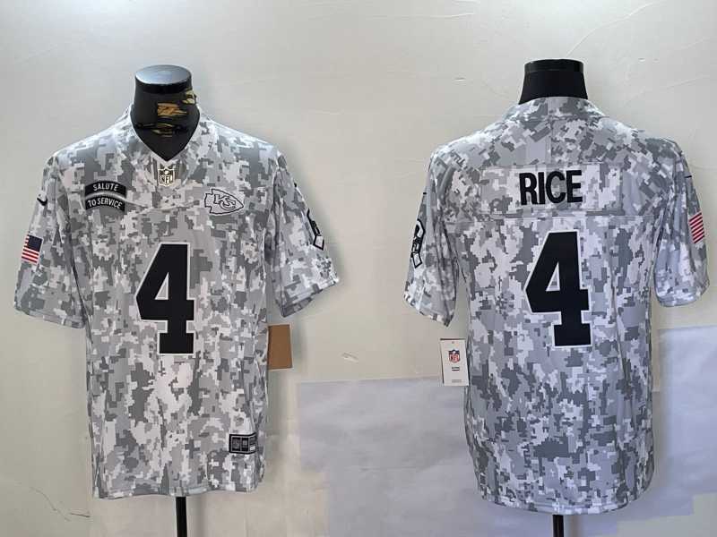Men%27s Kansas City Chiefs #4 Rashee Rice Arctic Camo 2024 FUSE Salute to Service Limited Stitched Jersey Dzhi->indianapolis colts->NFL Jersey